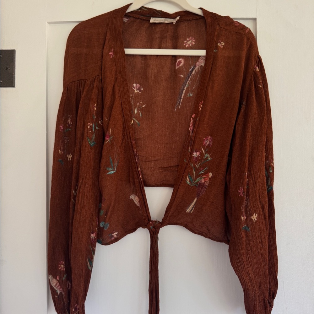 Savannah Morrow Rust Floral Top